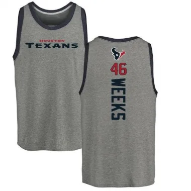 Ash Youth Jon Weeks Houston Texans Backer Tank Top -