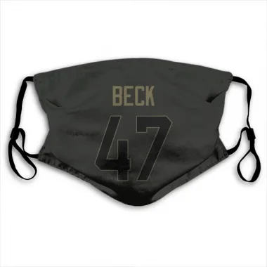 Black Houston Texans Andrew Beck   Service Face Mask