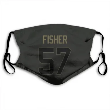 Black Houston Texans Blake Fisher   Service Face Mask