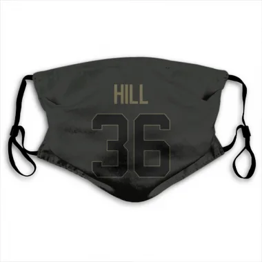 Black Houston Texans Brandon Hill   Service Face Mask