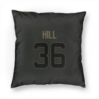 Black Houston Texans Brandon Hill   Service Pillow Cover (18 X 18)