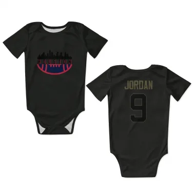 Black Houston Texans Brevin Jordan   Service Newborn & Infant Bodysuit