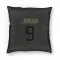 Black Houston Texans Brevin Jordan   Service Pillow Cover (18 X 18)