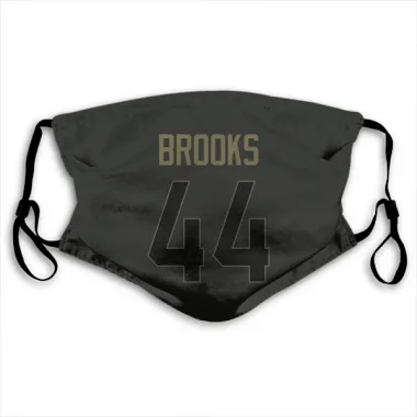 Black Houston Texans British Brooks   Service Face Mask