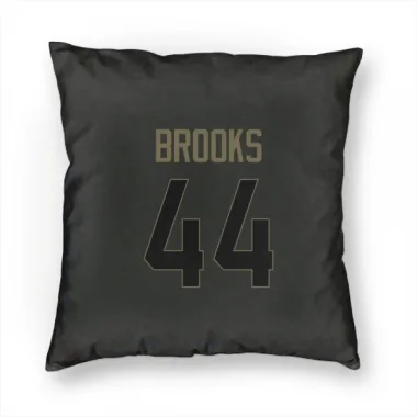 Black Houston Texans British Brooks   Service Pillow Cover (18 X 18)