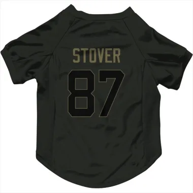 Black Houston Texans Cade Stover   Service Dog & Cat Pet Jersey