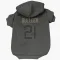 Black Houston Texans Calen Bullock   Service Dog & Cat Pet Hoodie