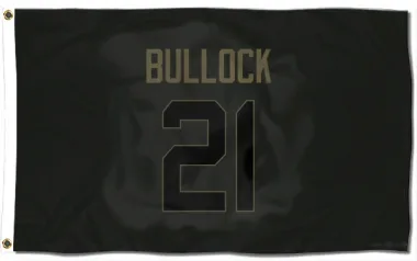 Black Houston Texans Calen Bullock   Service Flag (3 X 5)