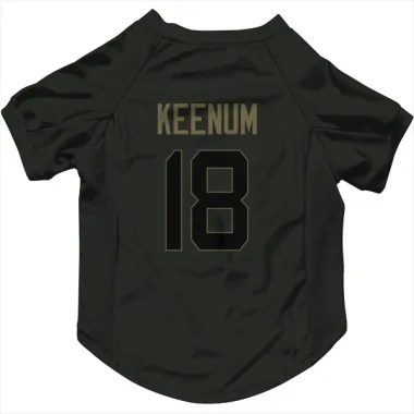 Black Houston Texans Case Keenum   Service Dog & Cat Pet Jersey