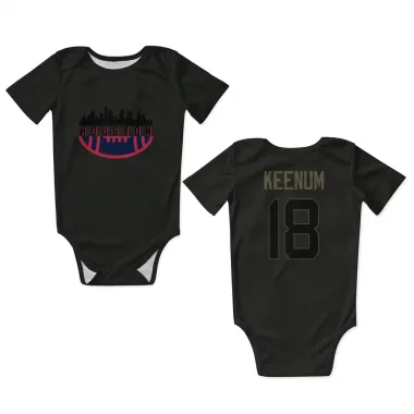 Black Houston Texans Case Keenum   Service Newborn & Infant Bodysuit