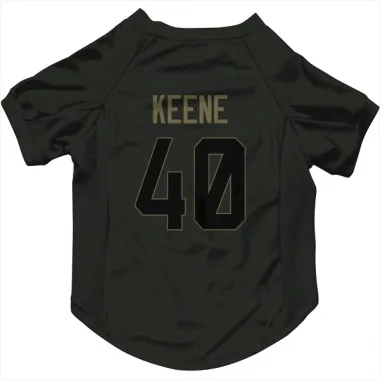 Black Houston Texans Dalton Keene   Service Dog & Cat Pet Jersey