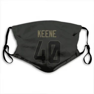 Black Houston Texans Dalton Keene   Service Face Mask