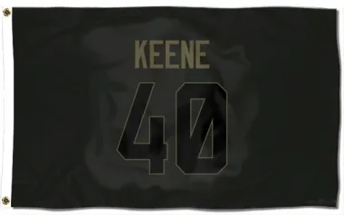 Black Houston Texans Dalton Keene   Service Flag (3 X 5)