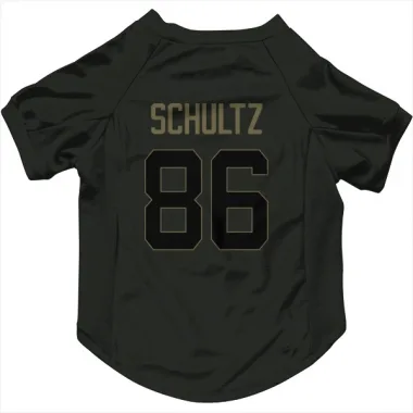 Black Houston Texans Dalton Schultz   Service Dog & Cat Pet Jersey