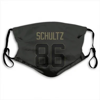 Black Houston Texans Dalton Schultz   Service Face Mask