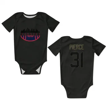 Black Houston Texans Dameon Pierce   Service Newborn & Infant Bodysuit