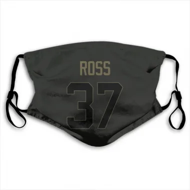 Black Houston Texans D'Angelo Ross   Service Face Mask