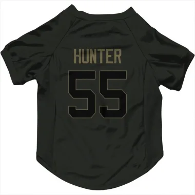 Black Houston Texans Danielle Hunter   Service Dog & Cat Pet Jersey