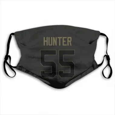 Black Houston Texans Danielle Hunter   Service Face Mask