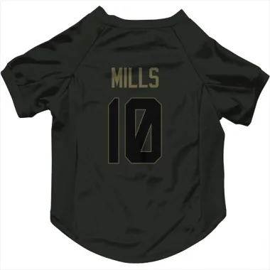 Black Houston Texans Davis Mills   Service Dog & Cat Pet Jersey