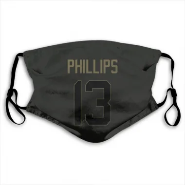 Black Houston Texans Del'Shawn Phillips   Service Face Mask