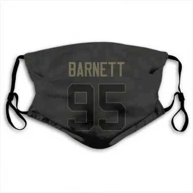 Black Houston Texans Derek Barnett   Service Face Mask