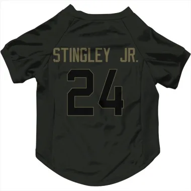 Black Houston Texans Derek Stingley Jr.   Service Dog & Cat Pet Jersey