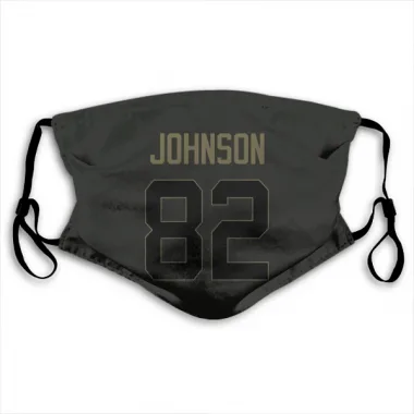 Black Houston Texans Diontae Johnson   Service Face Mask