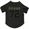 Black Houston Texans Dylan Deatherage   Service Dog & Cat Pet Jersey