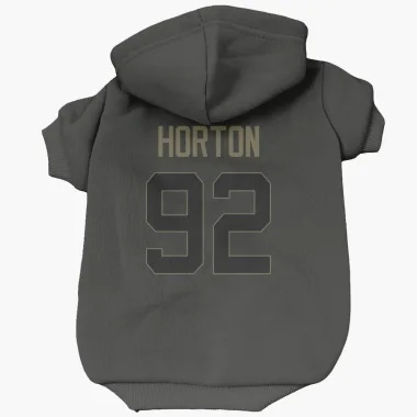 Black Houston Texans Dylan Horton   Service Dog & Cat Pet Hoodie