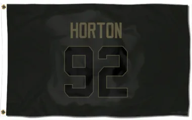 Black Houston Texans Dylan Horton   Service Flag (3 X 5)