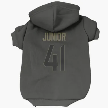 Black Houston Texans Gregory Junior   Service Dog & Cat Pet Hoodie