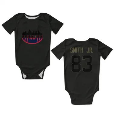 Black Houston Texans Irv Smith Jr.   Service Newborn & Infant Bodysuit