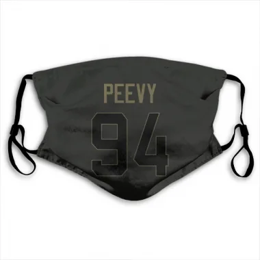 Black Houston Texans Jayden Peevy   Service Face Mask