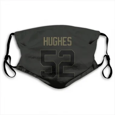 Black Houston Texans Jerry Hughes   Service Face Mask