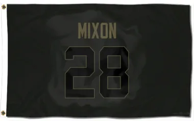 Black Houston Texans Joe Mixon   Service Flag (3 X 5)