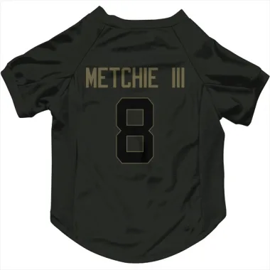 Black Houston Texans John Metchie III   Service Dog & Cat Pet Jersey