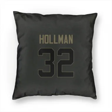 Black Houston Texans Ka'dar Hollman   Service Pillow Cover (18 X 18)