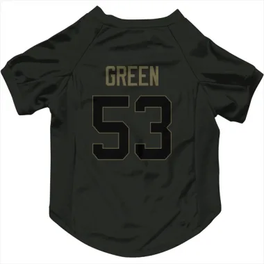 Black Houston Texans Kendrick Green   Service Dog & Cat Pet Jersey