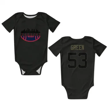 Black Houston Texans Kendrick Green   Service Newborn & Infant Bodysuit