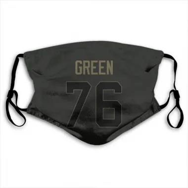 Black Houston Texans Kenyon Green   Service Face Mask