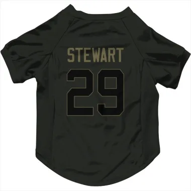 Black Houston Texans M.J. Stewart   Service Dog & Cat Pet Jersey