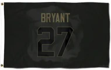 Black Houston Texans Myles Bryant   Service Flag (3 X 5)