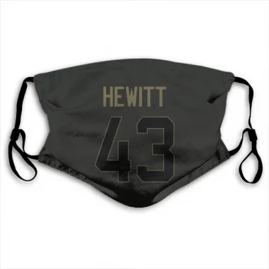 Black Houston Texans Neville Hewitt   Service Face Mask