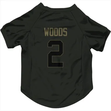 Black Houston Texans Robert Woods   Service Dog & Cat Pet Jersey