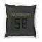 Black Houston Texans Scott Quessenberry   Service Pillow Cover (18 X 18)