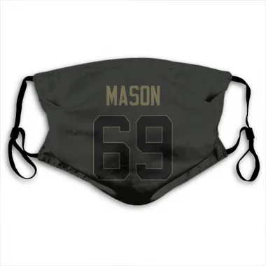 Black Houston Texans Shaq Mason   Service Face Mask