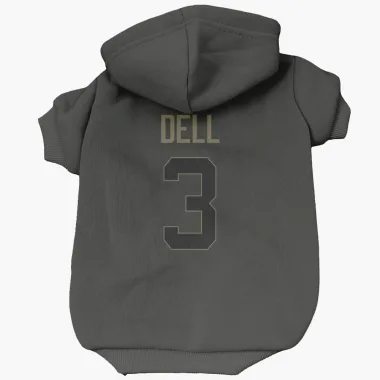 Black Houston Texans Tank Dell   Service Dog & Cat Pet Hoodie