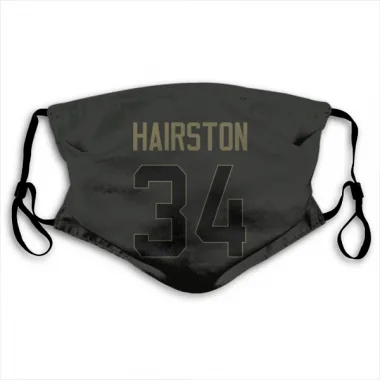 Black Houston Texans Troy Hairston   Service Face Mask