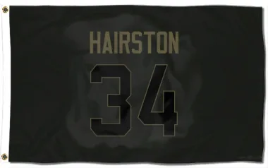 Black Houston Texans Troy Hairston   Service Flag (3 X 5)